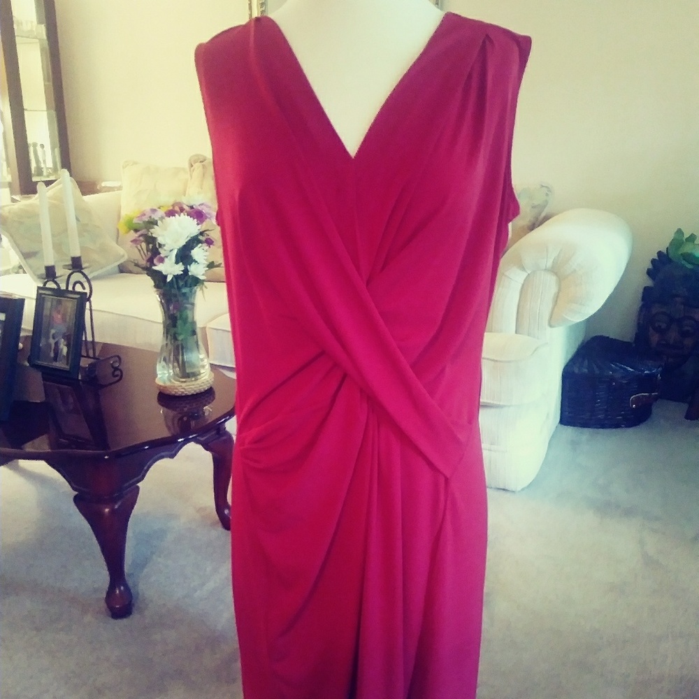 Simply Vera Vera Wang Red Dress Size L